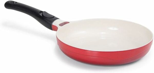 Conjunto de Caçarola e Panela Premier Le Cook Antiaderente Revestimento Cerâmica Laranja 4 Peças - Imagem 6