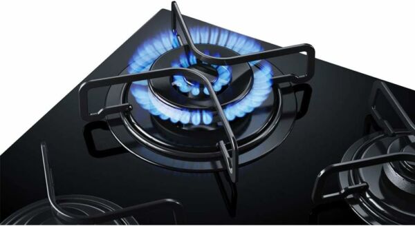 Cooktop à Gás 4 Bocas Brastemp Duplachama e Timer Touch BDT62AE BIVOLT Preto - Imagem 2
