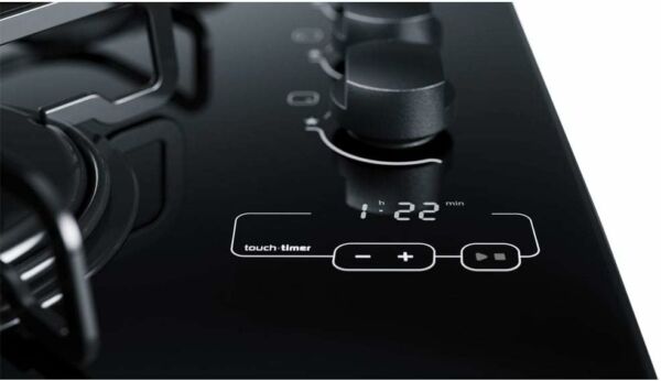 Cooktop à Gás 4 Bocas Brastemp Duplachama e Timer Touch BDT62AE BIVOLT Preto - Imagem 3