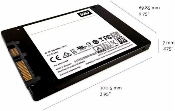 HD SSD WD Western Digital 480GB SATA 6Gb/s 2.5" WDS480G2G0A - Imagem 3