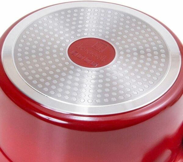 Conjunto de Caçarola e Panela Premier Le Cook Antiaderente Revestimento Cerâmica Laranja 4 Peças - Imagem 5