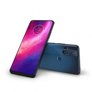 Smartphone Motorola One Hyper 128GB Dual Chip Android Tela 6.5" Qualcomm Snapdragon 4G Câmera 64MP + 8MP - Azul Oceano