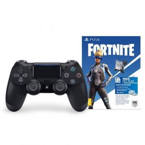 Controle Dualshock 4 Wireless Black + Voucher Fortnite Neo Versa - Ps4