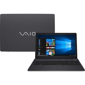 Notebook VAIO Fit 15S B1211B Intel Core i5 4GB 128SSD Tela LCD 15,6" Windows 10 - Chumbo