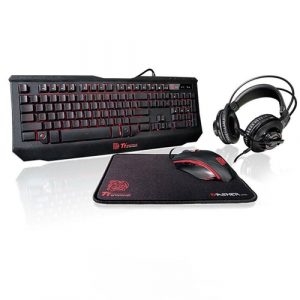 Kit Gaming Thermaltake Esports Teclado Mouse Headset