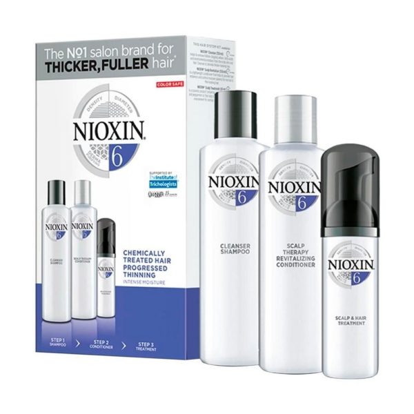 Nioxin 6 System Kit para Cabelo Médio a Espesso