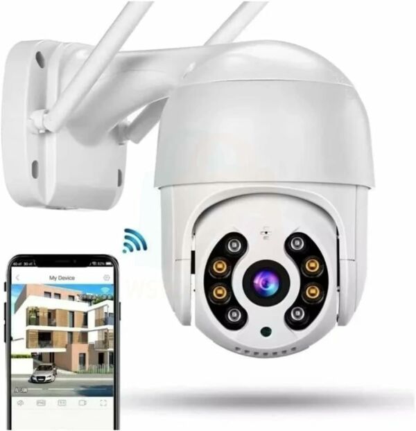 Camera Ip Wifi Externa Ptz Speed Dome Prova De Água Zoom - Imagem 9