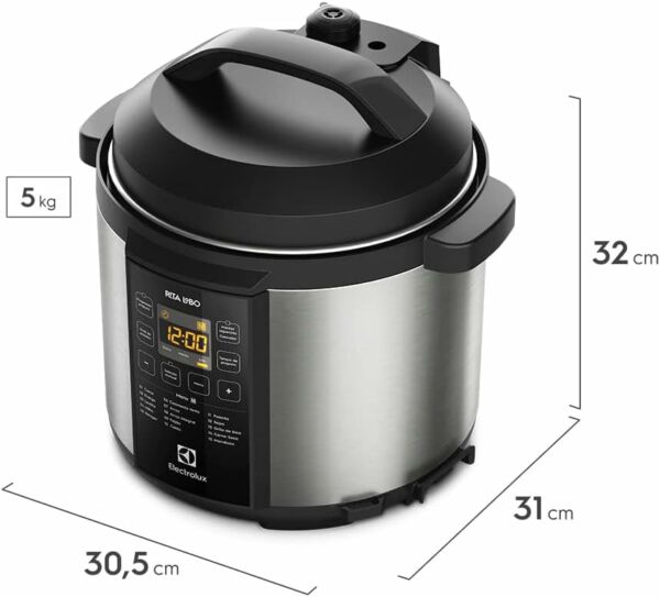 Panela De Pressão Elétrica 6L Electrolux Chef PCC20 - 127v - Imagem 5