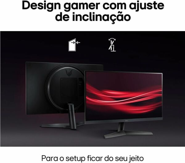 Monitor Led 24" Gamer LG ‎24GN60R 1ms 144hz Full HD Freesync - Imagem 9