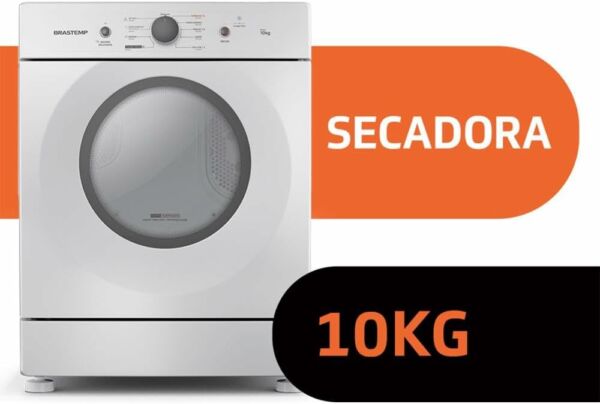 Secadora BSR10BB 10 kg Piso 110V Branca Brastemp - Imagem 2
