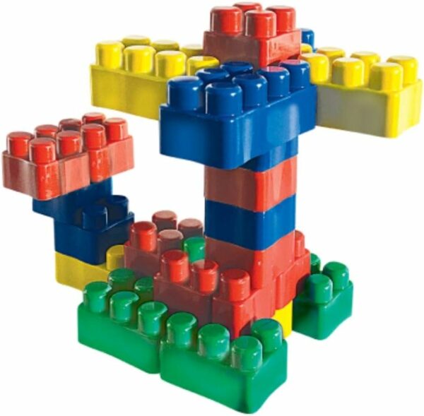 Blocos De Montar 1000 Peças Monte Fácil Brinquedo Educativo - Imagem 2