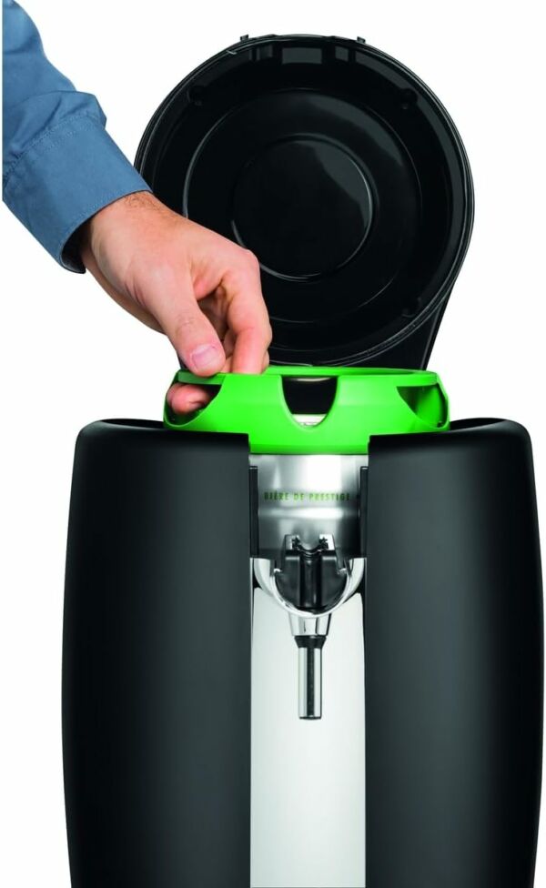 Chopeira Beertender Elétrica Krups Barril Heineken 5 Litros 127V Preta  - Imagem 2