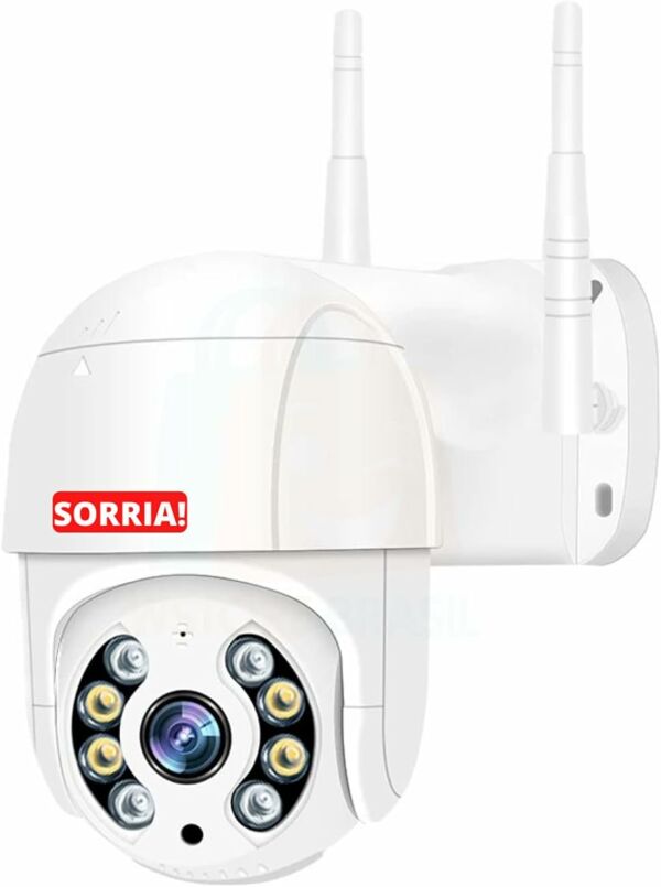 Camera Ip Wifi Externa Ptz Speed Dome Prova De Água Zoom - Imagem 3