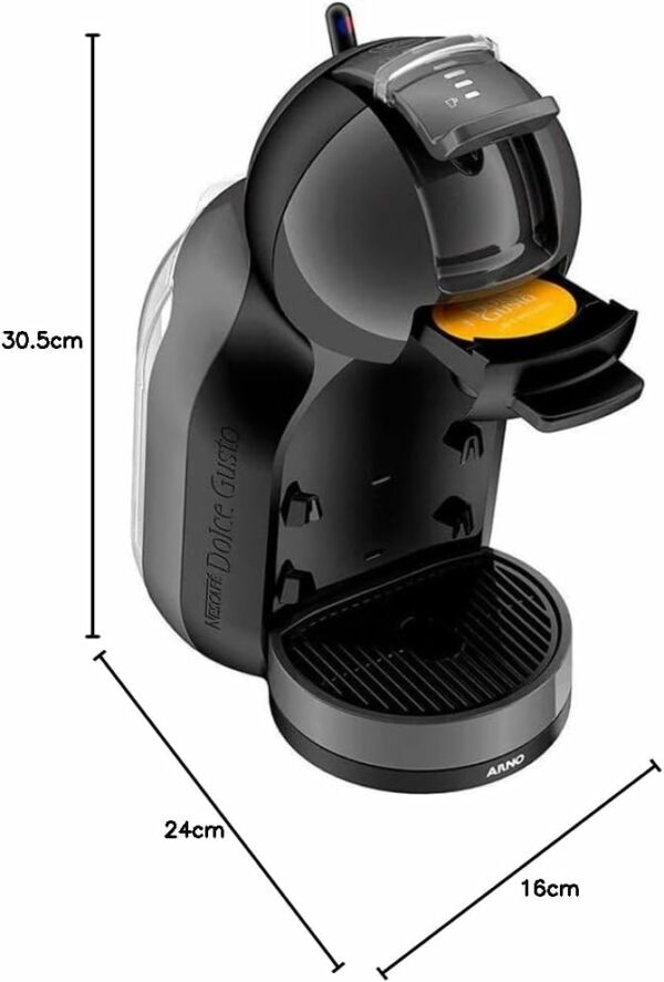 Cafeteira Expresso Arno Dolce Gusto Mini Me Preta 127v - Imagem 2