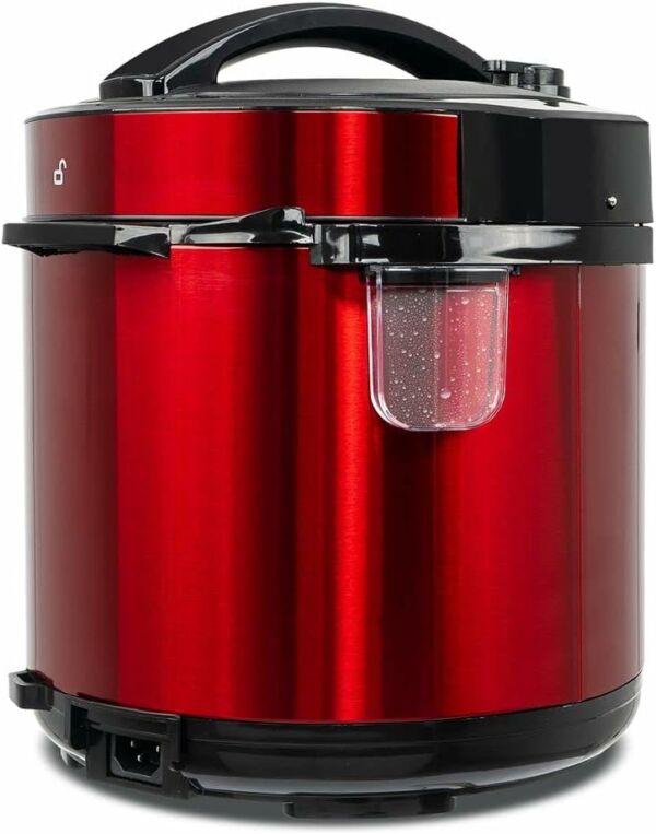 Panela De Pressão Digital 6l Inox Vermelho PPPV 01 127v - Imagem 3