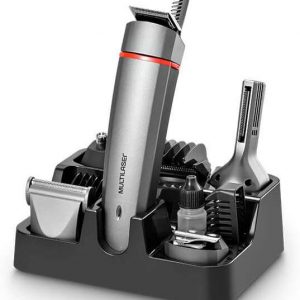Aparador de Pelos 9 em 1 Bivolt Desmontável e Bateria Recarregável Preto Multilaser - EB11