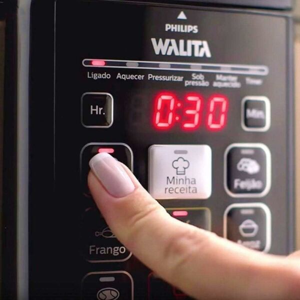 Panela De Pressão Elétrica Digital 127V - Imagem 4