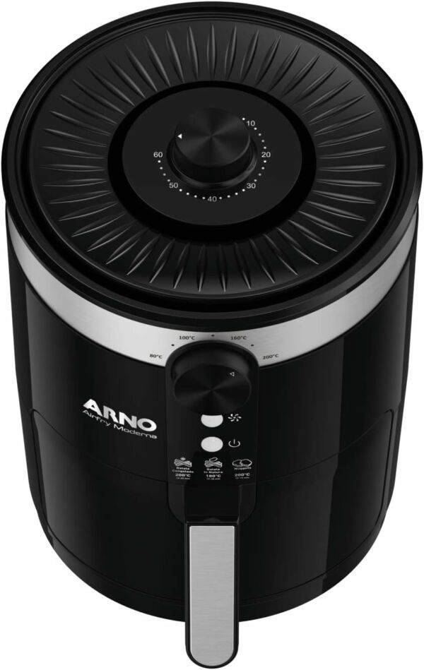 Fritadeira Elétrica Arno Sem Óleo Airfry Preto PFRY 127V - Imagem 2