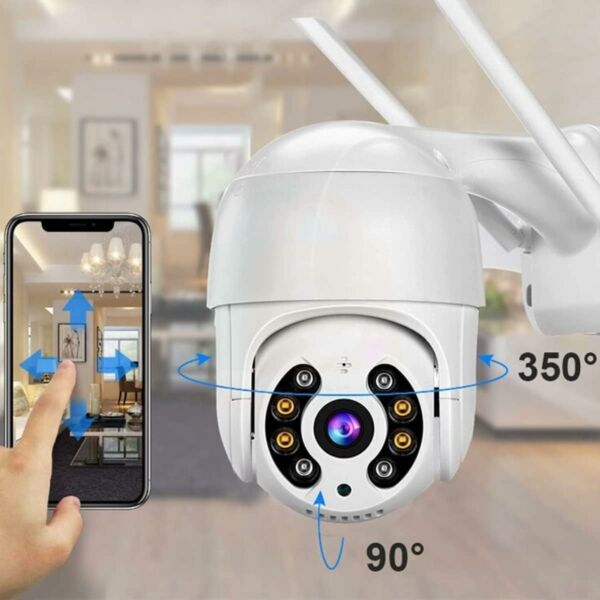 Camera Ip Wifi Externa Ptz Speed Dome Prova De Água Zoom - Imagem 6
