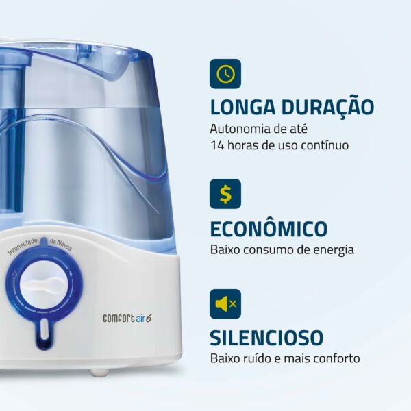 UA-07 Umidificador de Ar Comfort Air 6 Bivolt - Mondial - Imagem 4