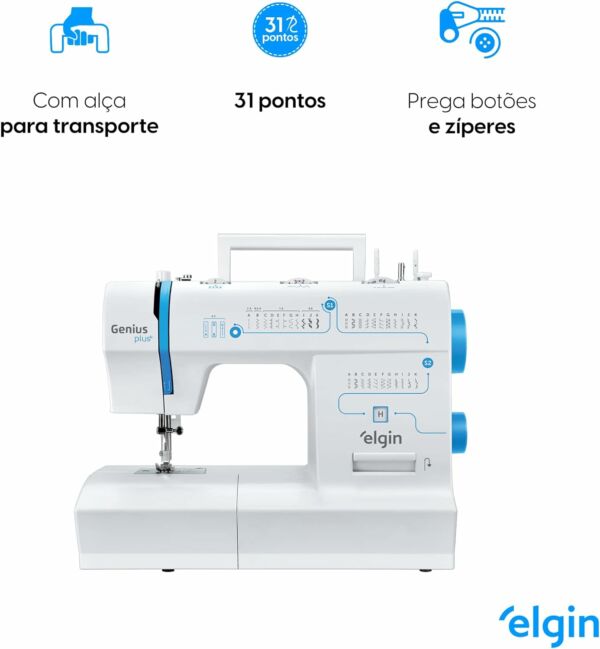 Máquina de Costura JX4035 Genius Plus - Imagem 6