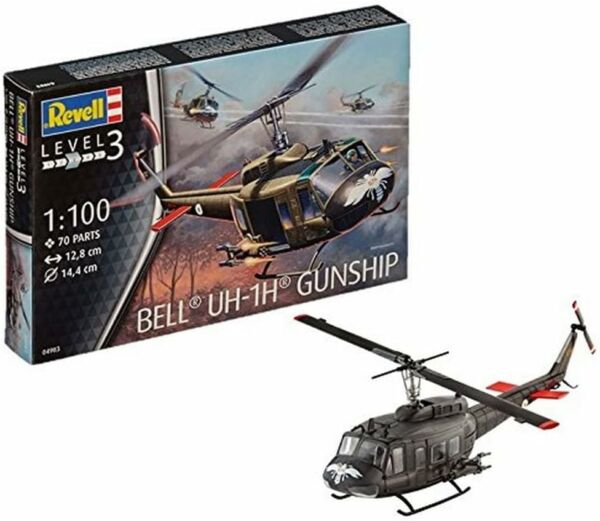 Helicoptero Bell AH-1H Gunship 049836 – REVELL - Imagem 2