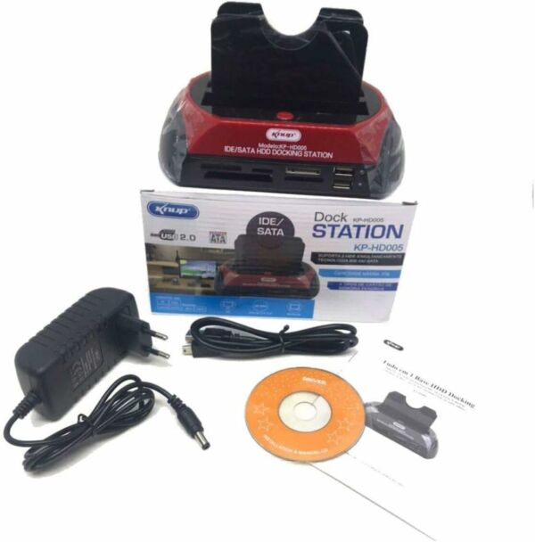 Dock Station 2 Hd Sata Ide Usb E-sata Sd KP-HD005 Bivolt - Imagem 5