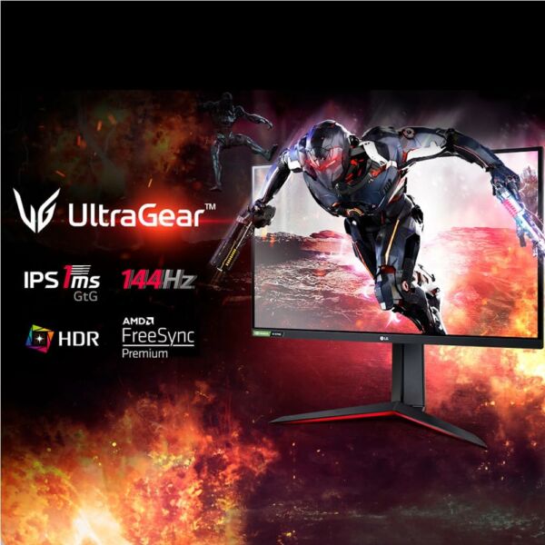 Monitor Led 24" Gamer LG ‎24GN60R 1ms 144hz Full HD Freesync - Imagem 8