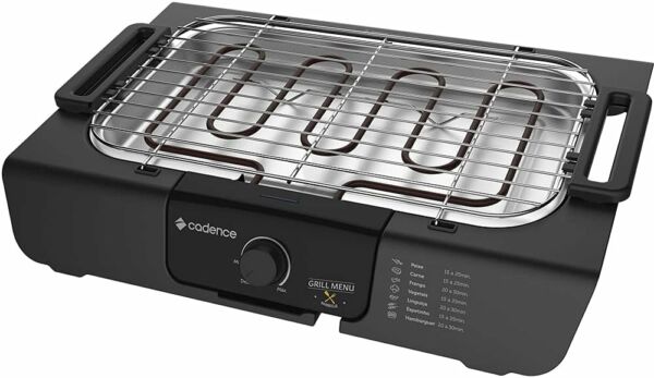 Churrasqueira Elétrica Cadence Grill Menu 110V Preto GRL810 - Imagem 4