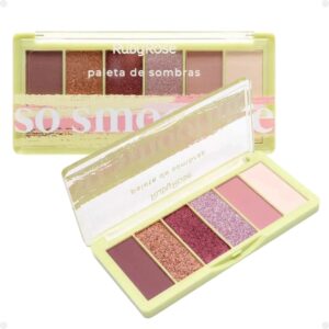 Paleta De Sombras Ruby Rose 6 Cores Matte E Cintilante - SO SMOOTHIE