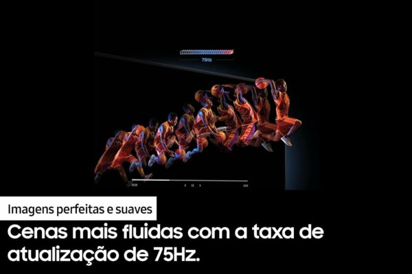 Monitor Gamer 24" T350 Samsung FHD 75HZ ‎HDMI VGA Freesync Preto - Imagem 8