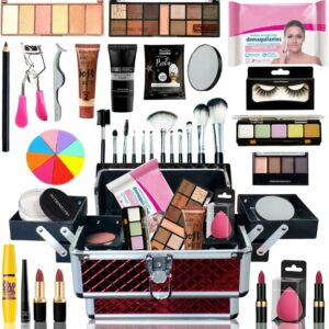 Maleta De Maquiagem Completa Ruby Rose Super Essencial BZ70 (Pele Parda)