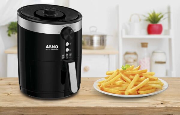 Fritadeira Elétrica Arno Sem Óleo Airfry Preto PFRY 127V - Imagem 7