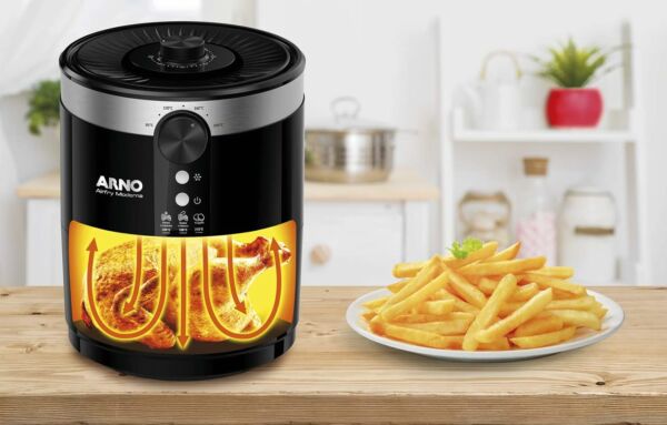 Fritadeira Elétrica Arno Sem Óleo Airfry Preto PFRY 127V - Imagem 6