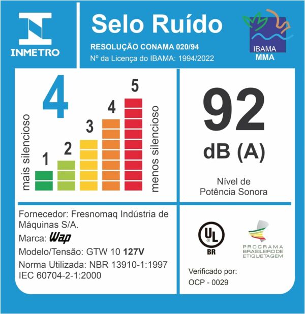 Aspirador E Soprador De Água E Pó 10l 1400w Profissional Wap - Imagem 7