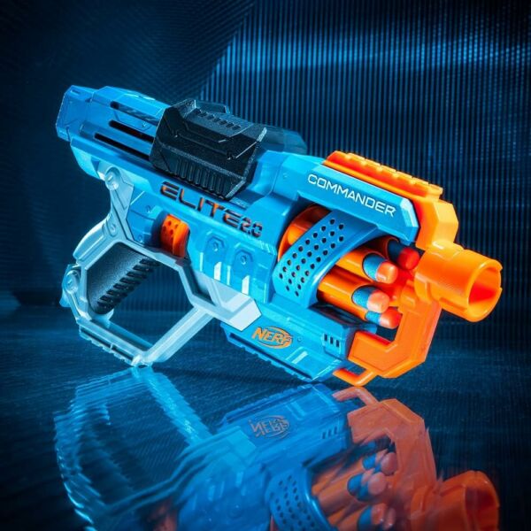 Lança Dardo Nerf Elite Firestrike Hasbro Azul - Imagem 8