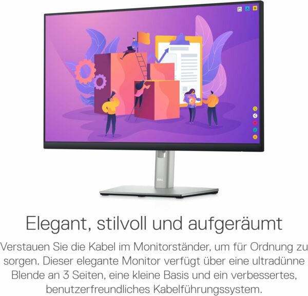 Monitor Professional Ultra HD 23.8" Dell P2422H Preto - Imagem 9