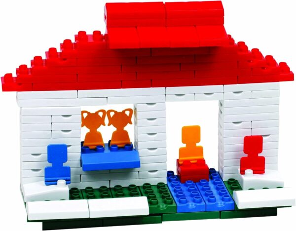 Blocos De Montar 500 Peças Brinquedo Educativos - Imagem 4