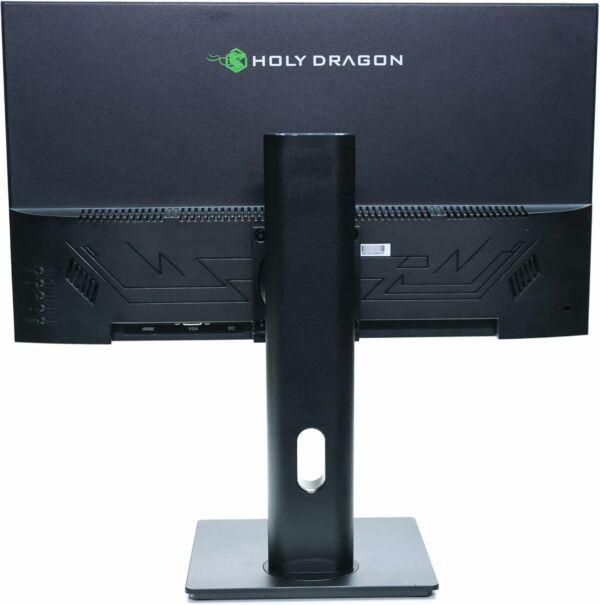 Monitor Holy Dragon 21.5" com Ajuste de Altura e Rotação 90° Pivot HDMI VGA Ultra Fino - Preto - Imagem 6