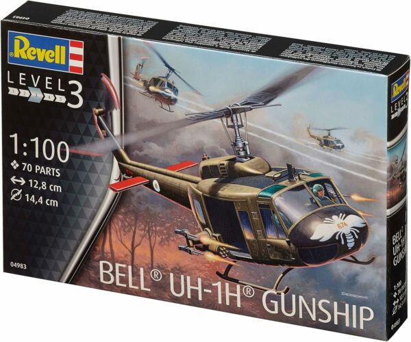 Helicoptero Bell AH-1H Gunship 049836 – REVELL - Imagem 7
