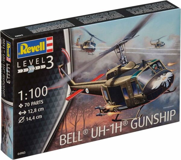 Helicoptero Bell AH-1H Gunship 049836 – REVELL - Imagem 6