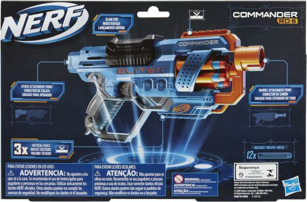 Lança Dardo Nerf Elite Firestrike Hasbro Azul - Imagem 3