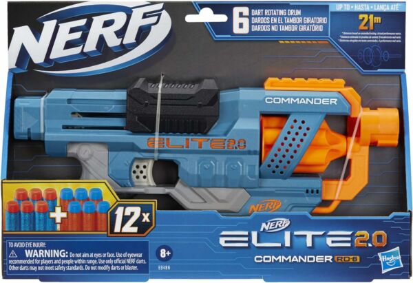 Lança Dardo Nerf Elite Firestrike Hasbro Azul - Imagem 4