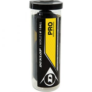 Bola De Squash Dunlop Xx Revelation Pro - Tubo com 3 Bolas