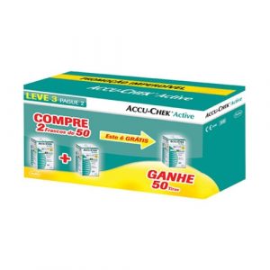Kit 3x50 Accu-Chek Active (150 Tiras Reagentes)