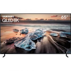 Smart TV QLED 8k 65" Samsung QN65Q900RBGXZD Direct Full Array 16x com conversor Digital 4 HDMI 3 USB Wi-Fi Hdr 3000 - Preta