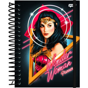 Agenda Planner Semanal 2020 Mulher Maravilha Jandaia (Neon)