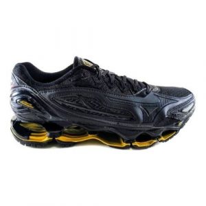 Tênis Mizuno Wave Prophecy Tenjin 3 Lamborghini Masculino Preto/Dourado