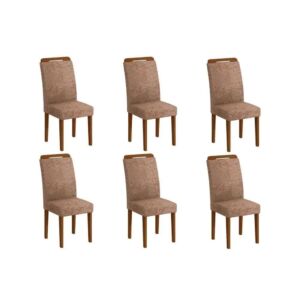 Conjunto 6 Cadeiras Athenas Rufato