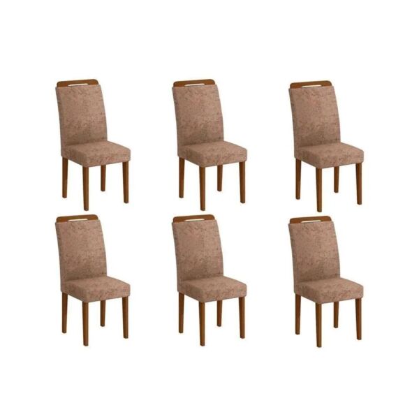 Conjunto 6 Cadeiras Athenas Rufato